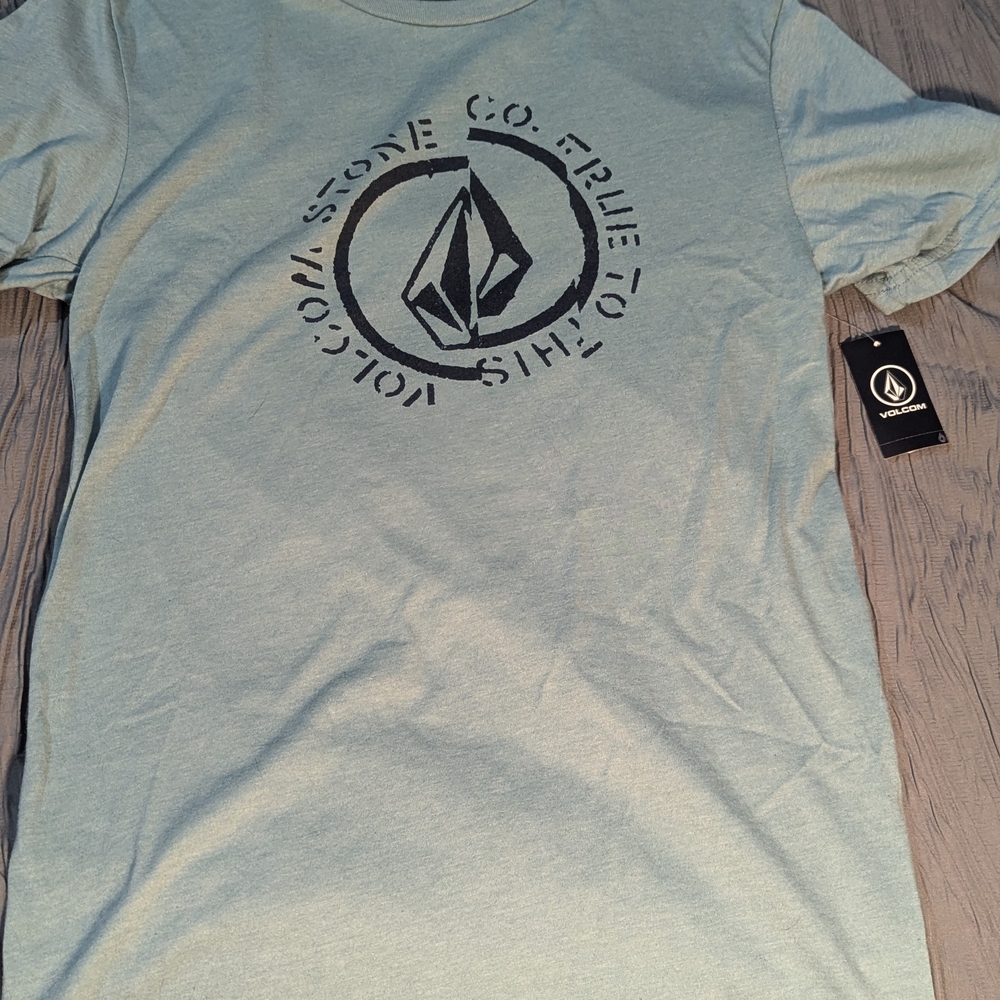 Volcom Graphic Tee in Light Green